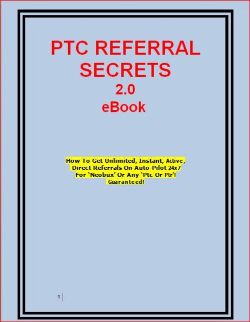 Product picture PTC Referral Secrets eBook